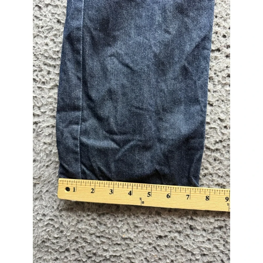 True Religion Low Rise Straight Leg Denim Jeans Dark Wash Indigo Mens Size‎ 32